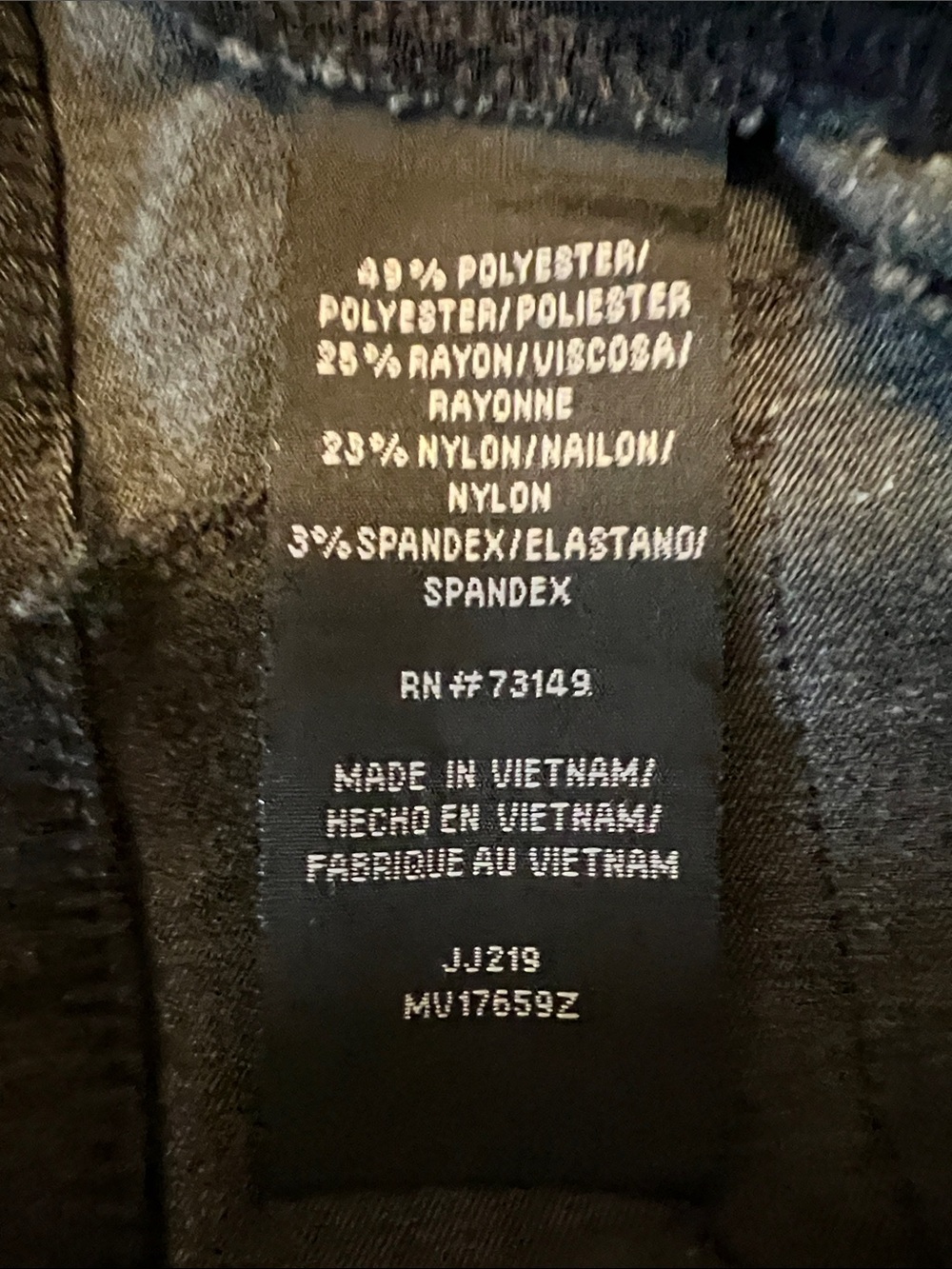 One 5 0ne Black bootcut Dress Pants with Welt Back Pocket - Picture 10 of 12